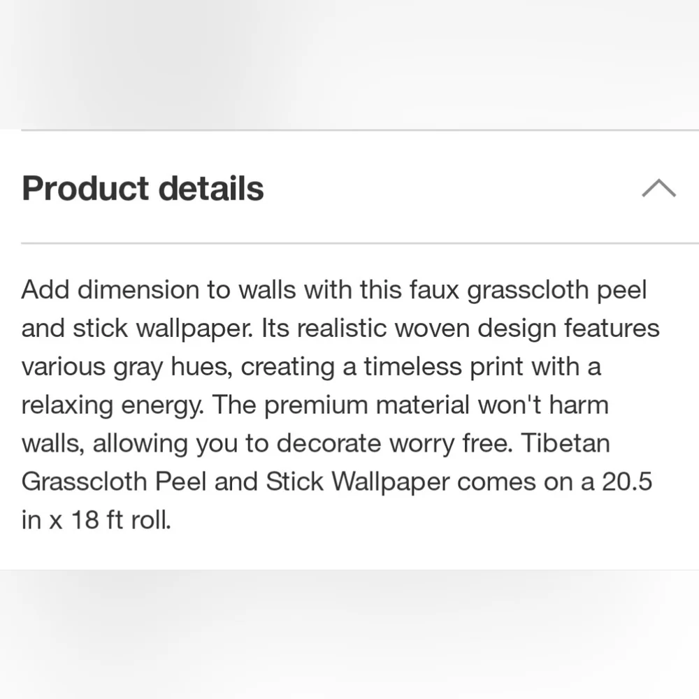 NuWallpaper Tibetan Grasscloth Peel & Stick Wallpaper - Gray